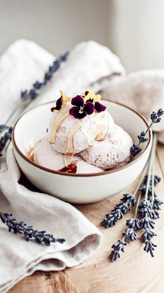 Homemade Lavender & Honey Nice Cream (5 Simple Ingredients) | Mylk Alchemy Homemade Lavender & Honey Nice Cream (5 Simple Ingredients) | Mylk Alchemy