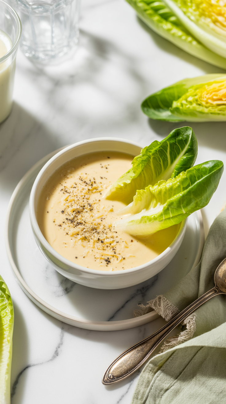 Easy Caesar Salad Dressing Without Anchovies