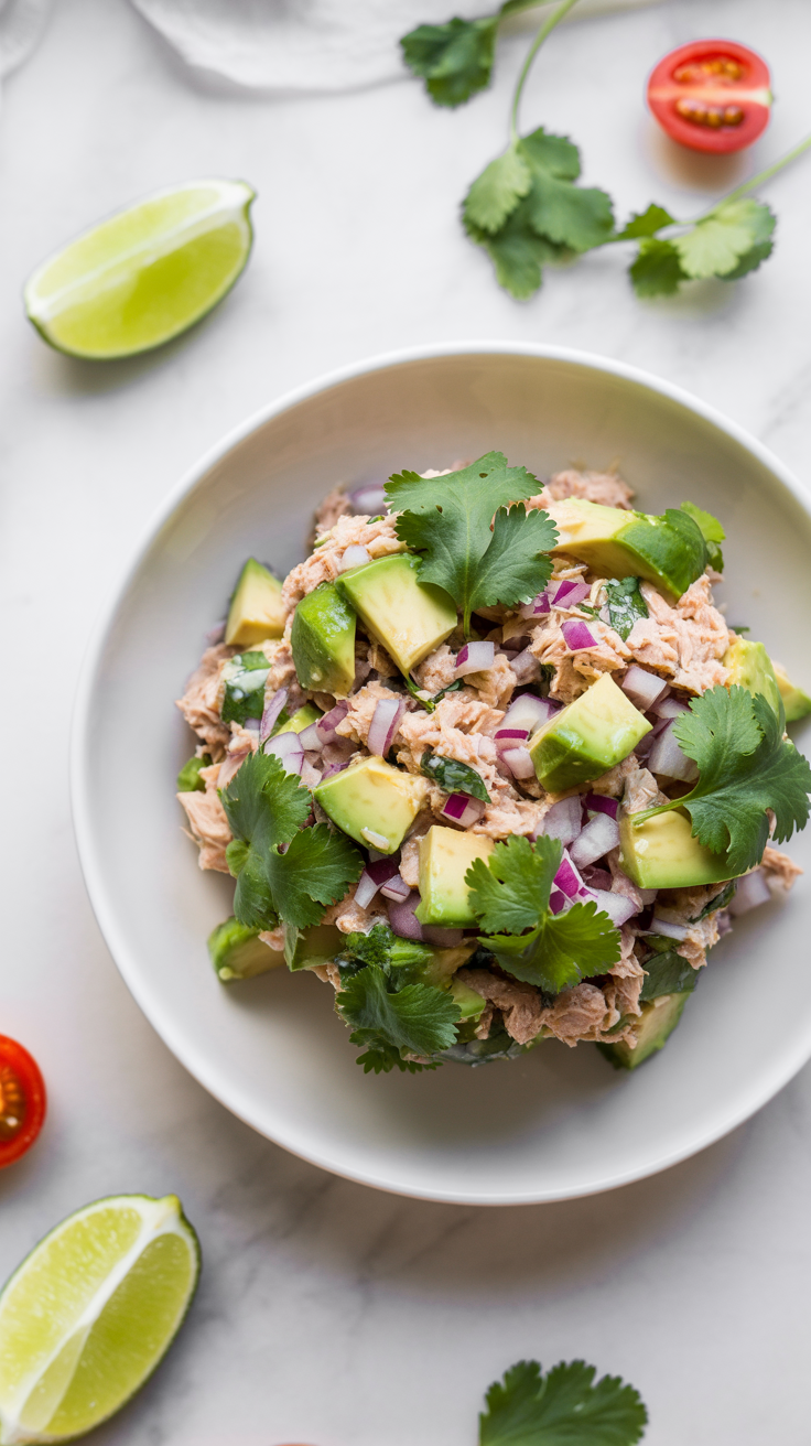 The Best Mexican Tuna Salad Recipe: Easy Healthy Tuna Salad (No Mayo)