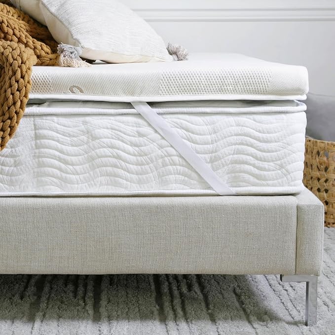 Saatva Graphite Memory Foam Mattress Topper