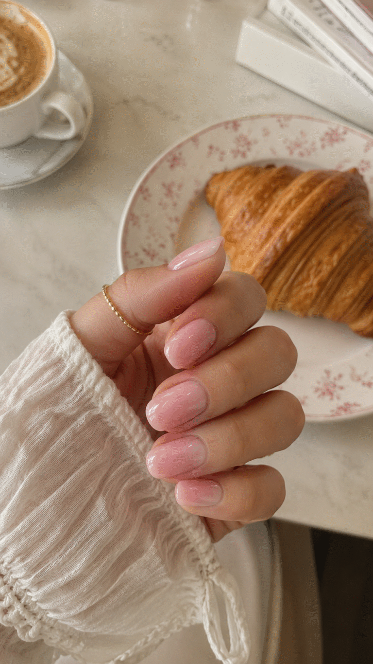 Rose-Water Nails: The Complete Guide to a Sheer Pink Manicure Without Gel
