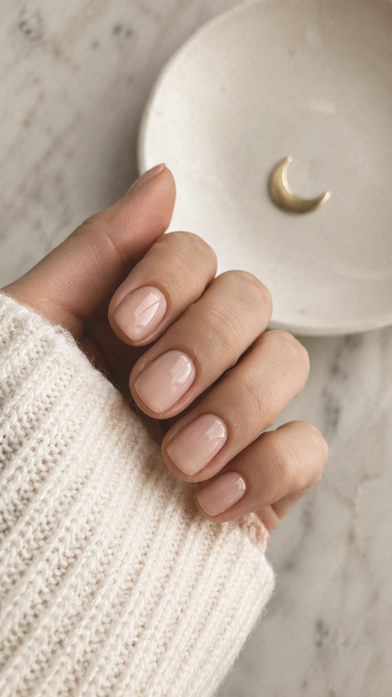 The 5-Minute Italian Manicure for Short Nails